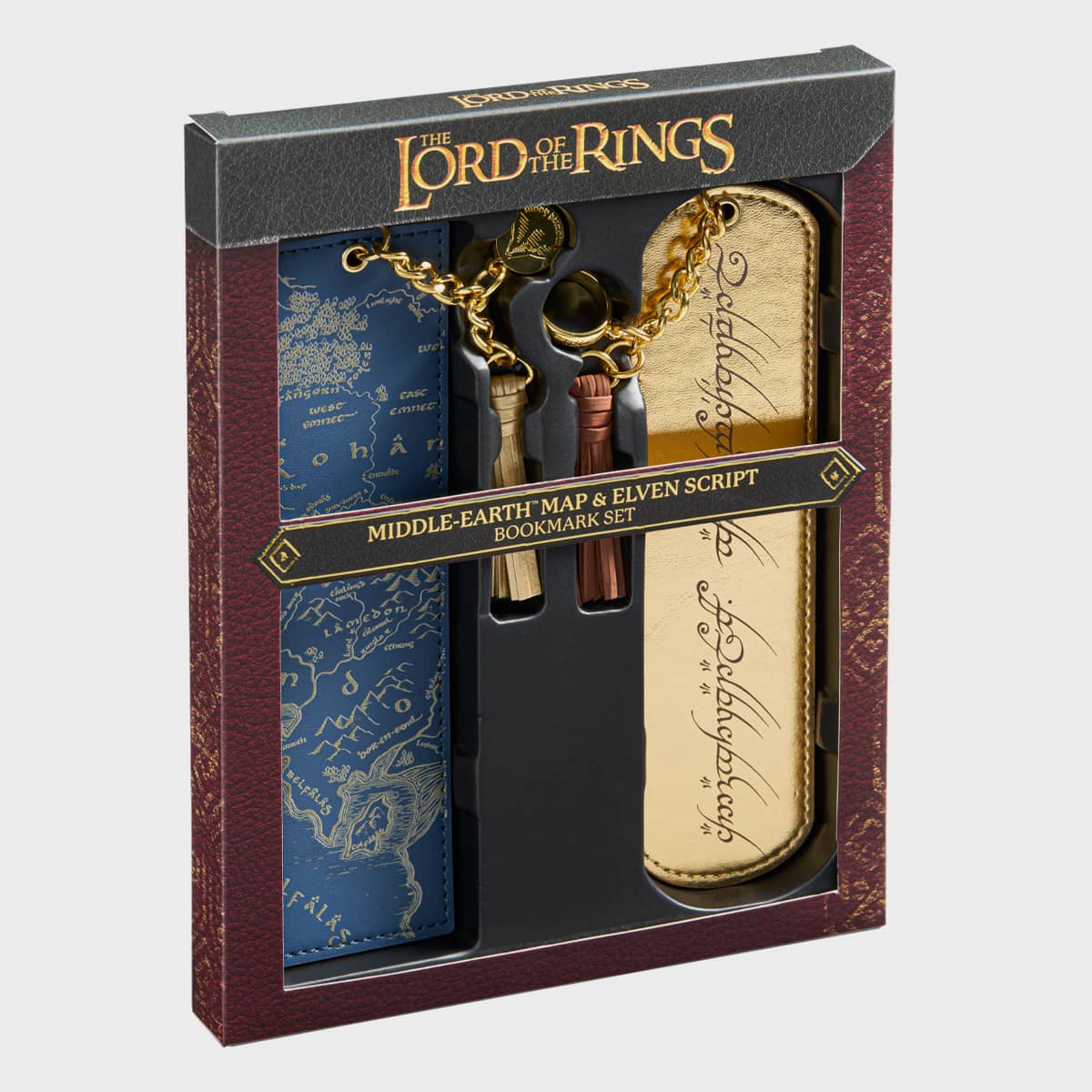 Middle-earth Map & Elven Script Bookmark