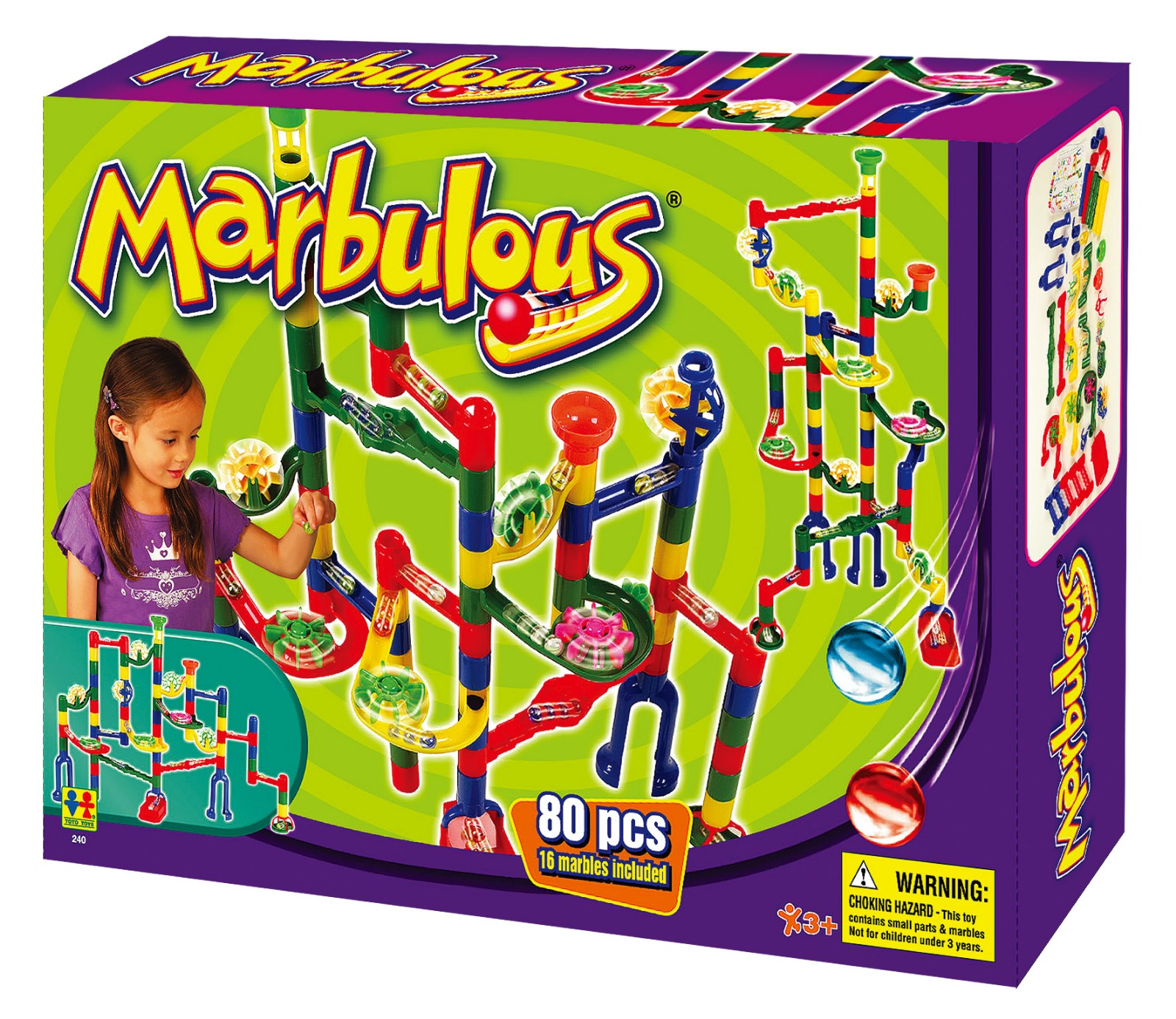 Intermediate Set: Marbulous 60 pcs + 16 marbles