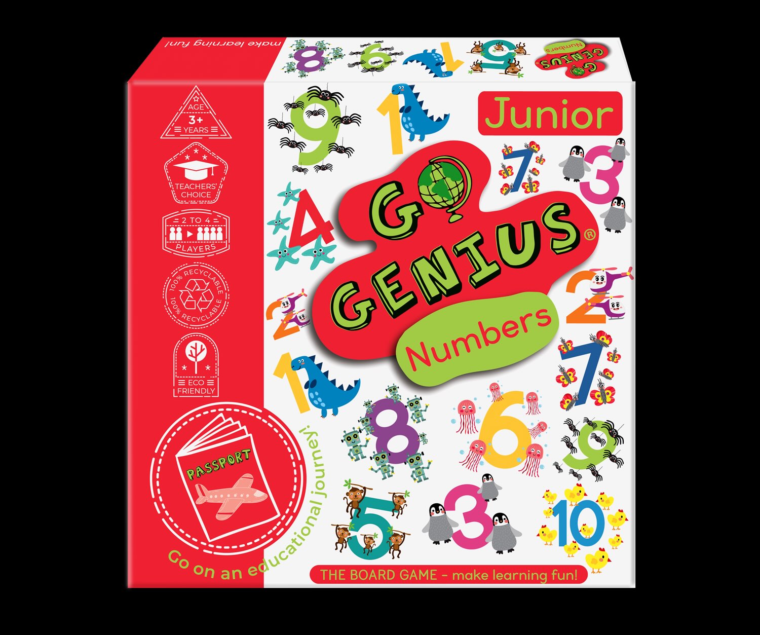 Go Genius Junior Numbers - The Board Game