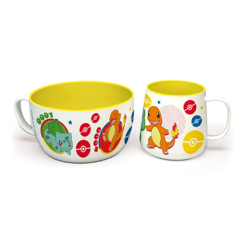 Pokémon Pikachu & Kanto Starters Breakfast Set