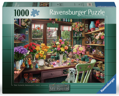 My Haven: Flower Arrangers Shed 1000pc Puzzle