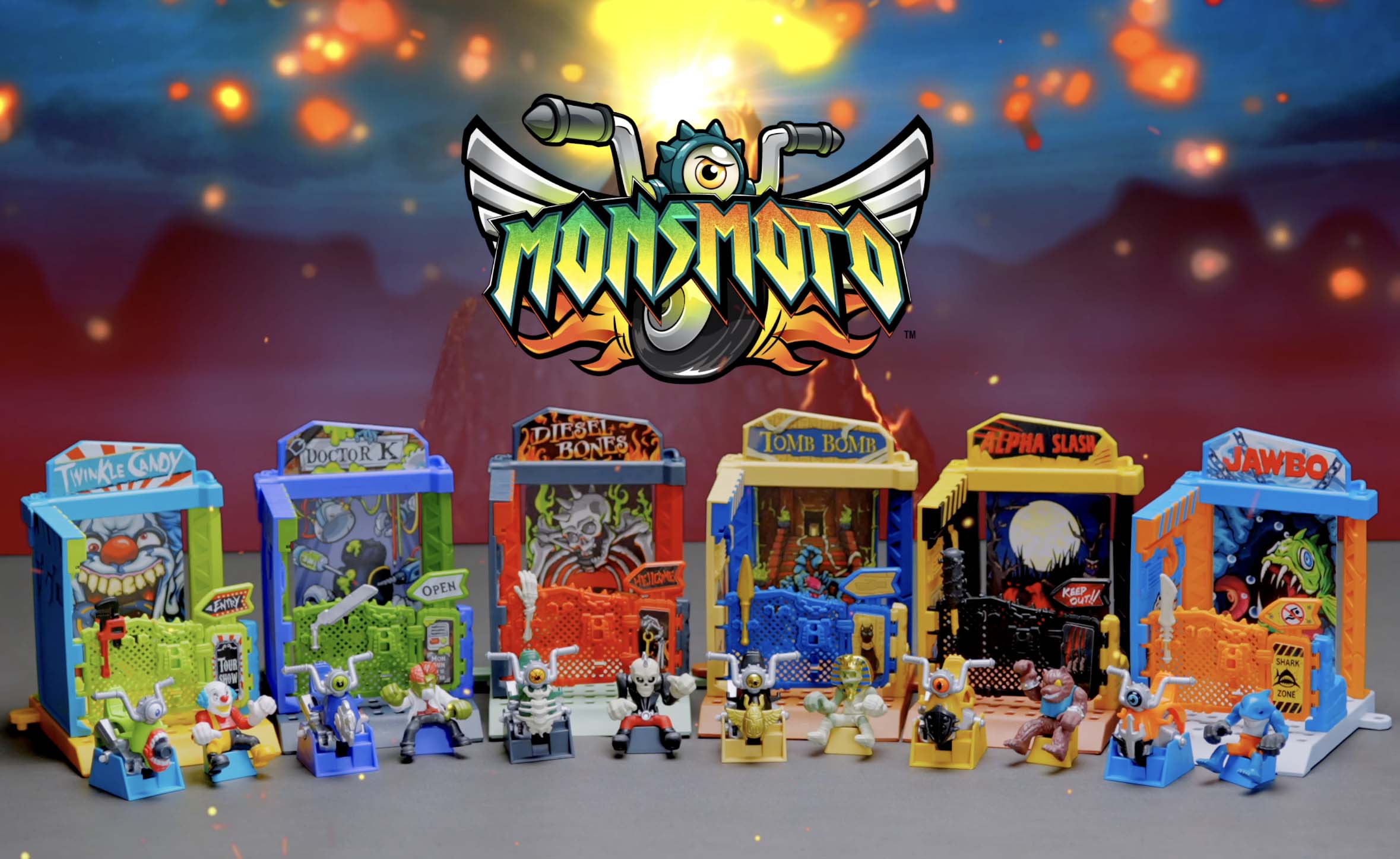 Monsmoto - Crash, Spin & Battle!