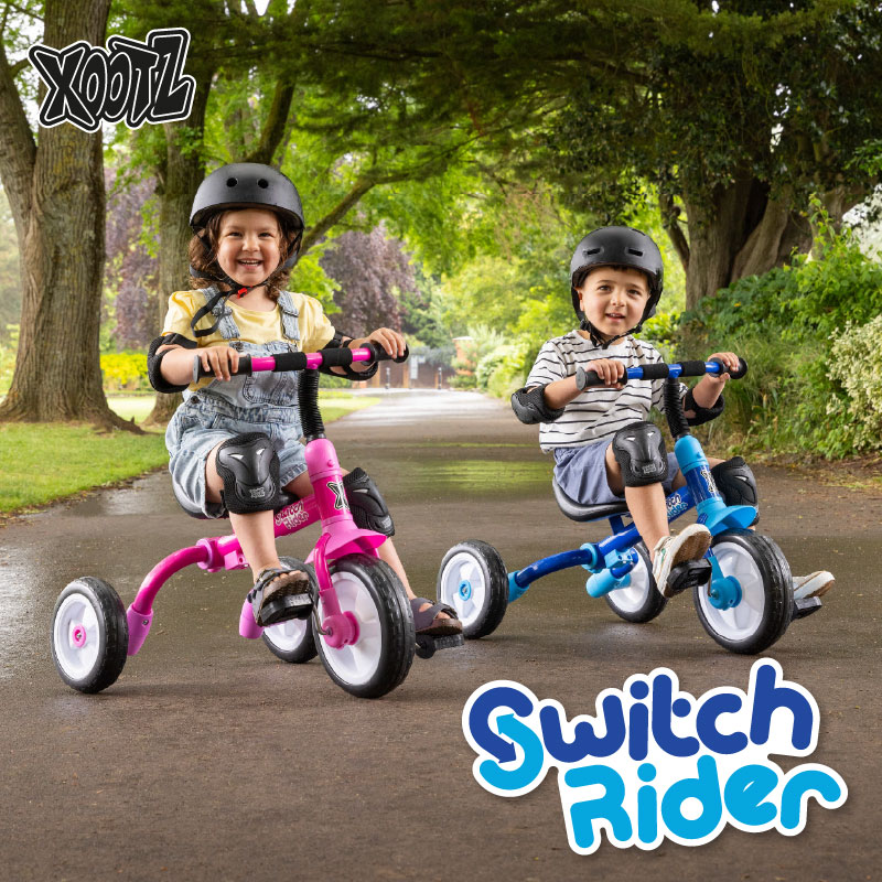 Xootz - Switch Rider 5-in-1 Folding Balance Trike