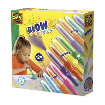 Blow airbrush pens - Power pastel and perfume 12 pcs