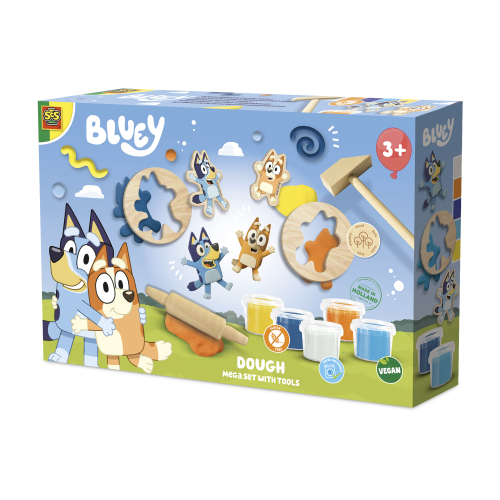 Bluey - Dough mega set with tools 