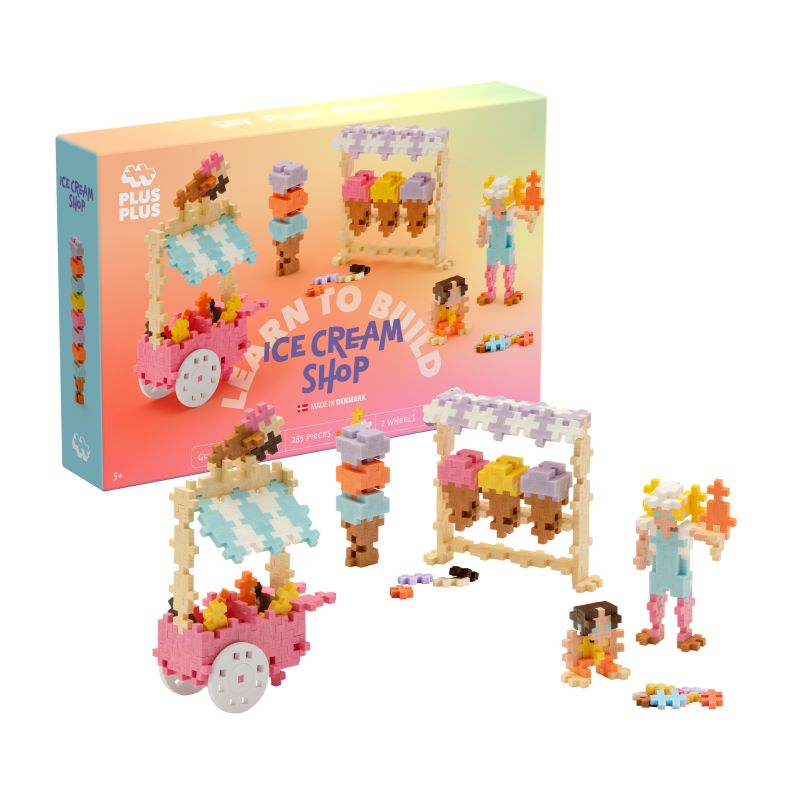 Plus-Plus Learn to Build Ice Cream Shop