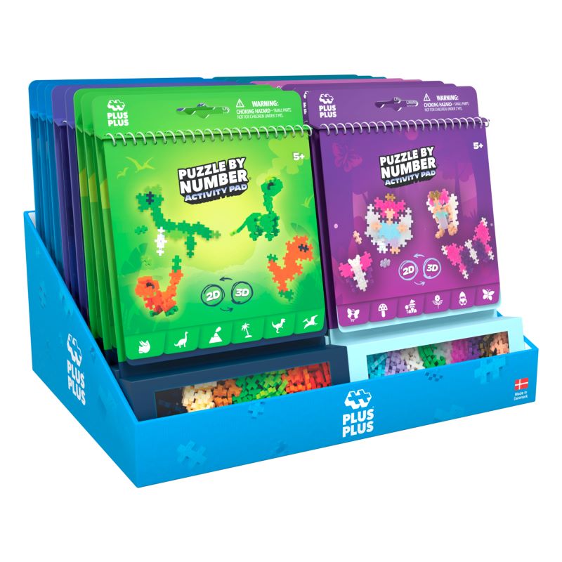 Plus-Plus Activity Pads - New! Dino and Enchanted Forest