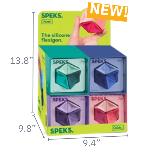 *New* Speks - Pivot Assorted 24 Case and Display - 6 of each colour