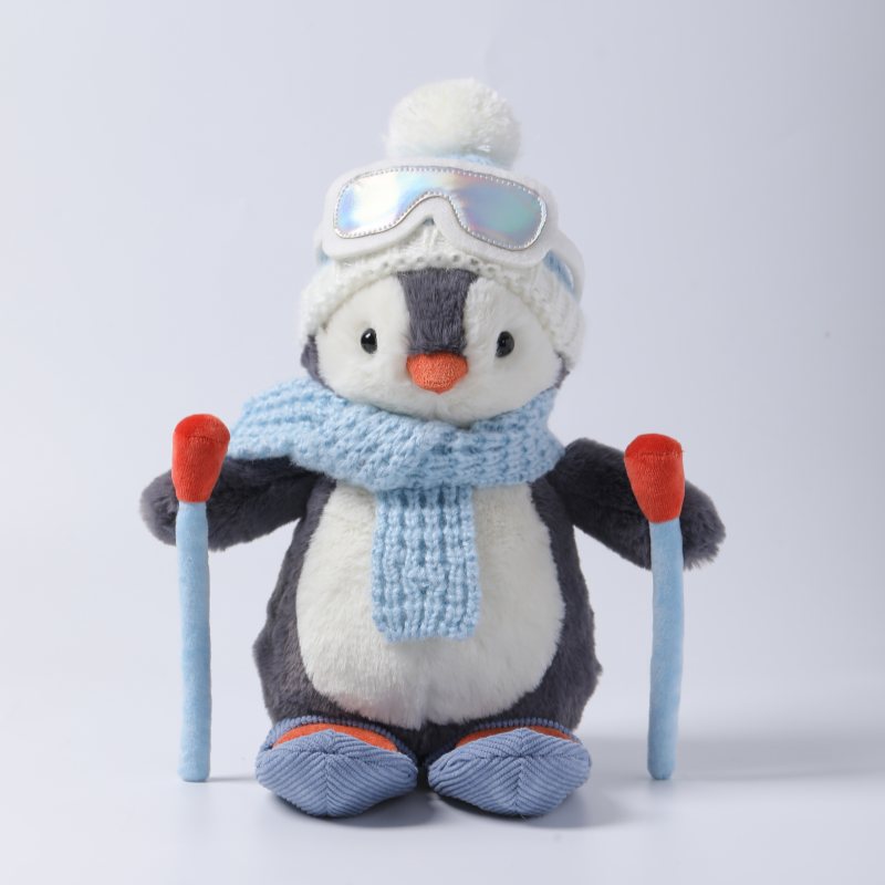 Skiing Glacier Penguin