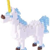 Build your very own miniature unicorn with Nano Block, part of the mini collection series. the set, which is great for beginners, comes with over 150 pieces to construct this mythical creature.